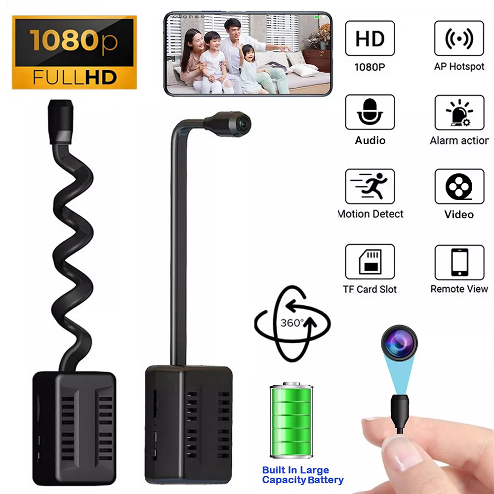 Mini cámara HD 1080P con detec - Home Security Recorder reseña y precio
