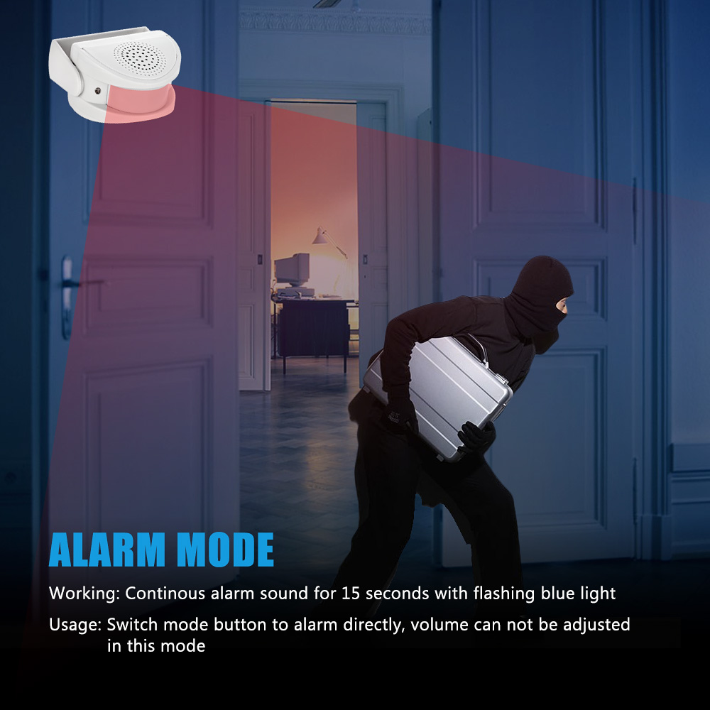 Timbre de timbre infrarrojo de - Home Security Doors reseña y precio
